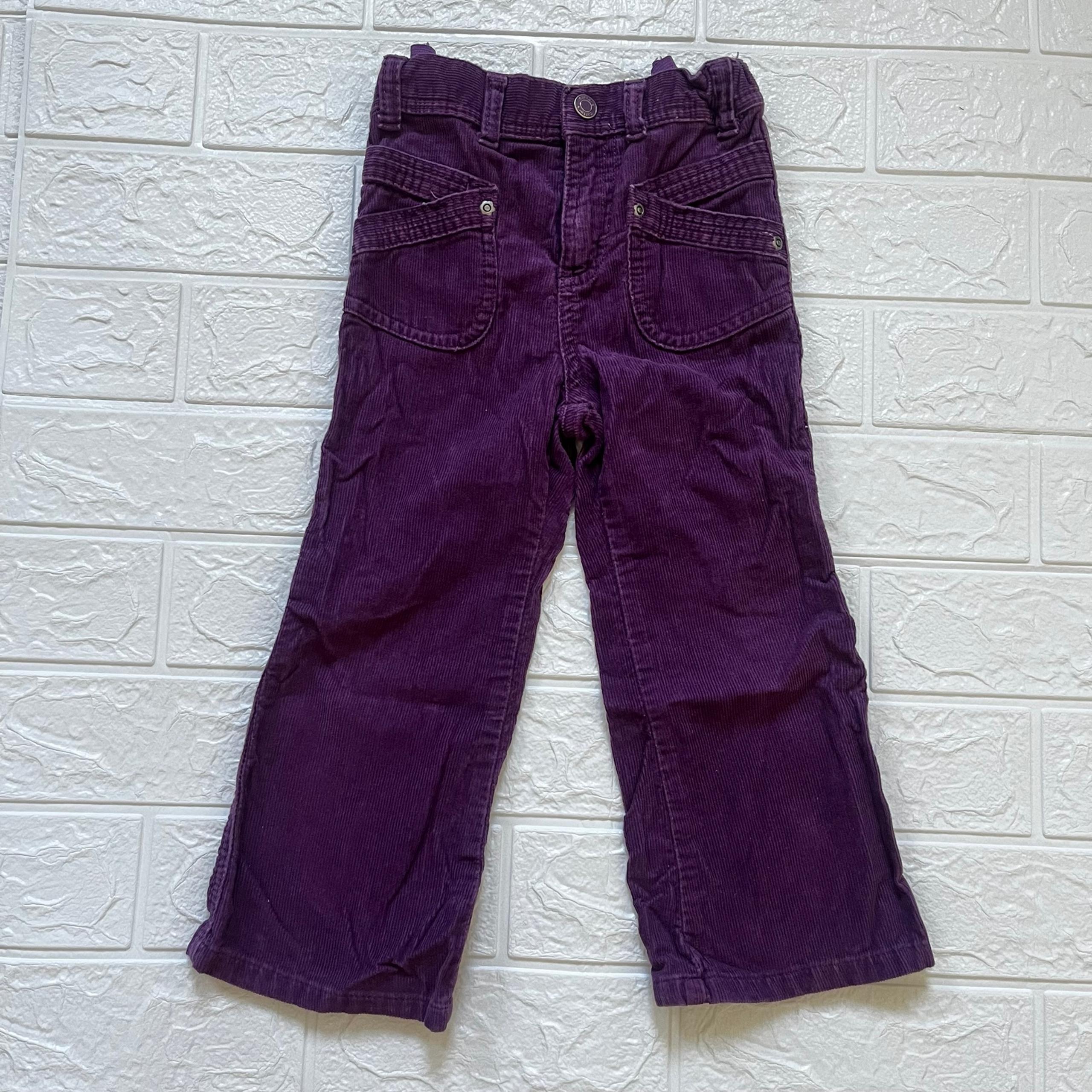 Carter’s Corduroy Size 3T  Purple Pants w/ Pockets & Expandable Waist