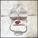 Veve White Sequin & Crystal Perfect Day Embellished Bridal Bikini SZ L 250