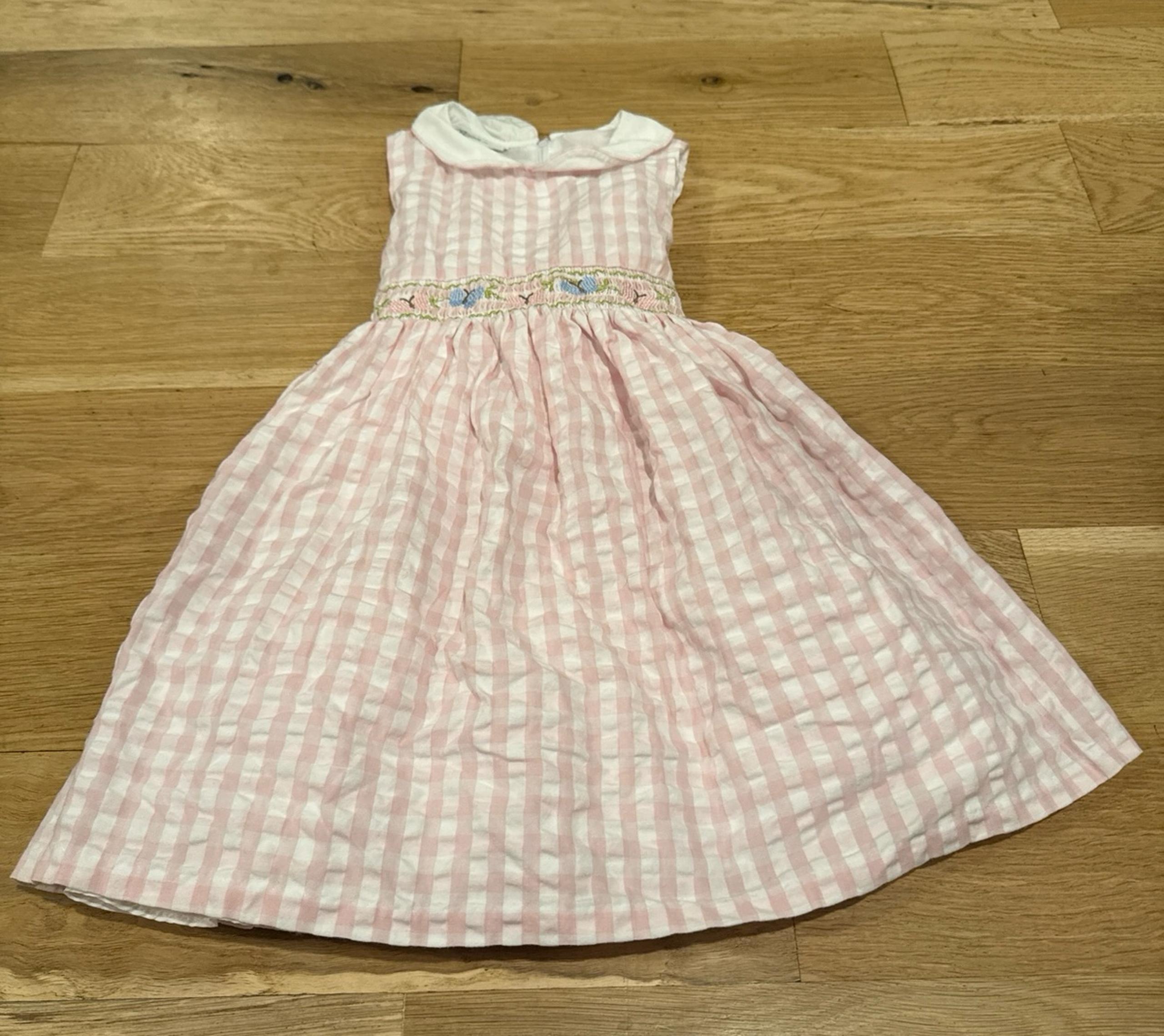 Girls Bonnie Jean Smocked Dress 5
