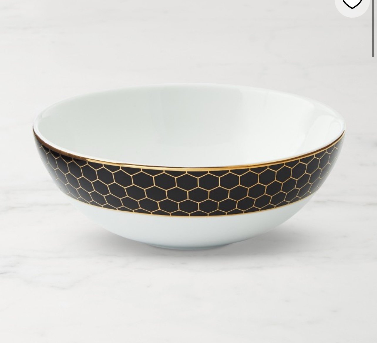 William Sonoma honeycomb bowls (4)