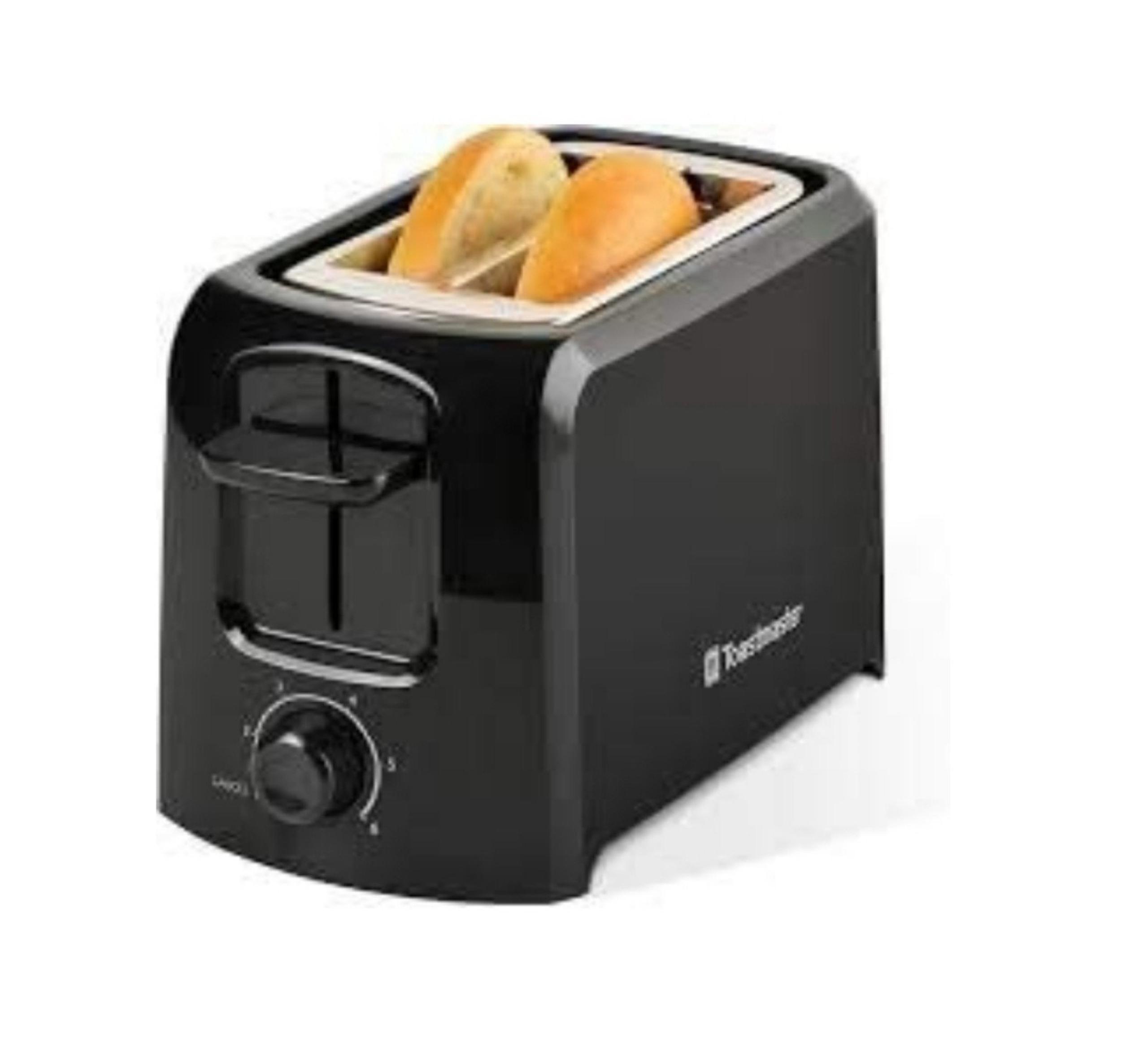 NEW Toastmaster 2 Slice Toaster Black (Model TM-103TS)