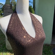 BCBG MaxAzria Sequin Tank Top