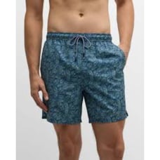 NWOT Peter Millar Men's Tropical Shade Swim Trunks SIZE XL