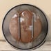 Hand Painted Oil Gold Miners Metal Pan Alaska Original Art Signed Nichols