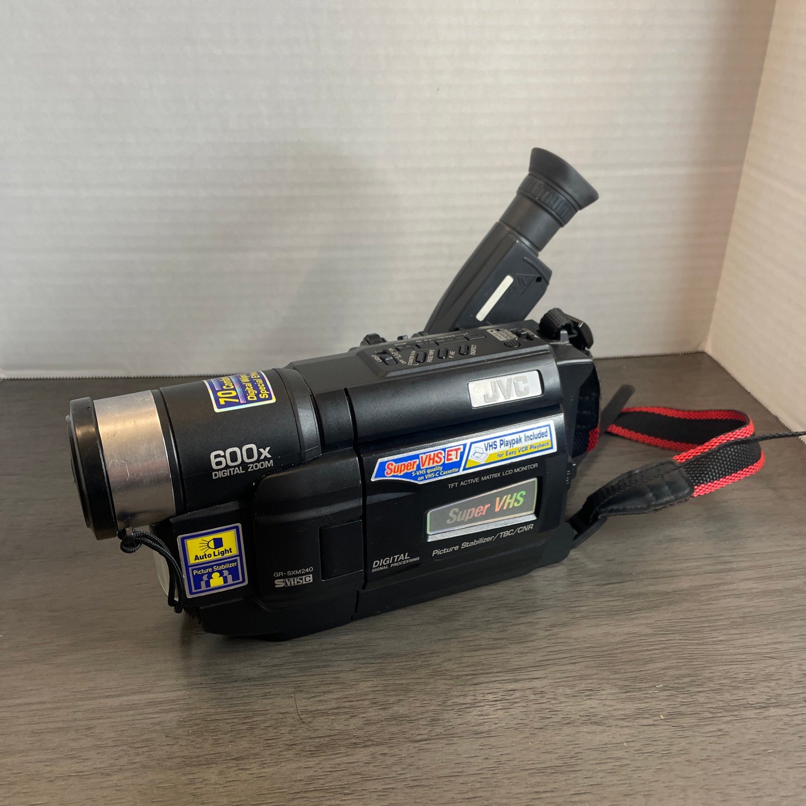 JVC GR-SXM240U Handheld Camcorder with Bag Untested For Parts