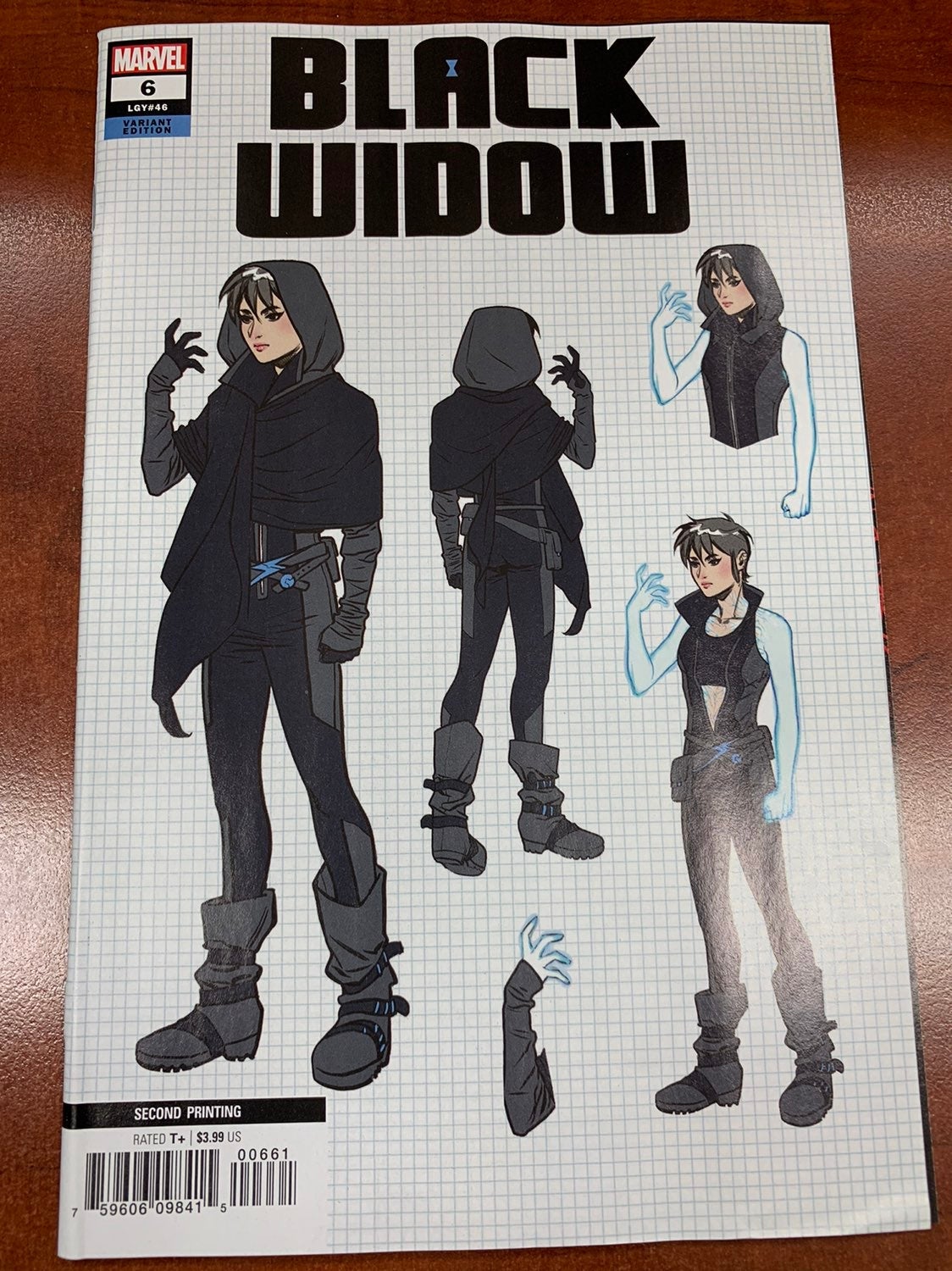 BLACK WIDOW #6 2ND PTG 1:25 RATIO NM