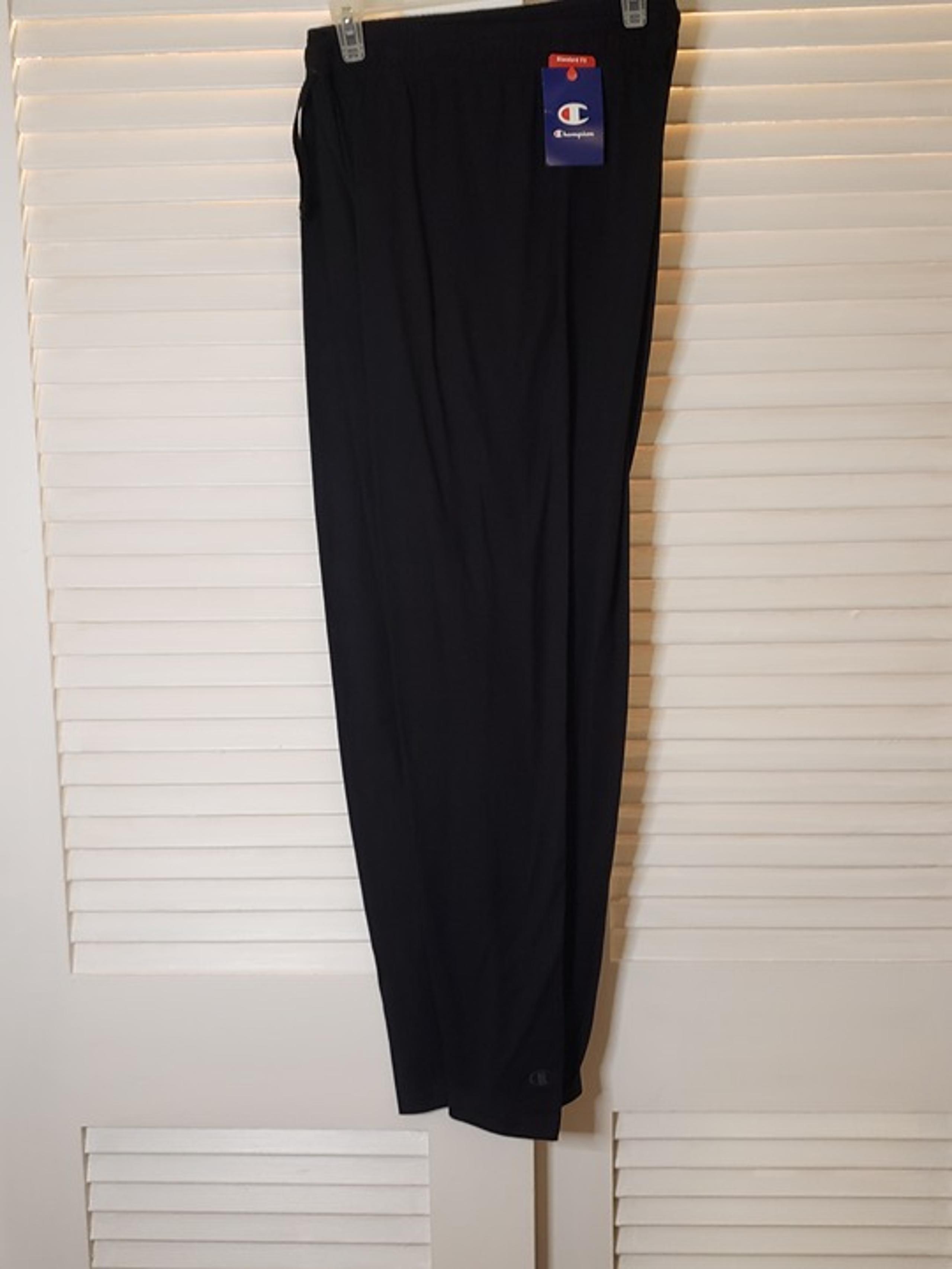 NWT Champion Athleticwear Standard Fit Black Knit Pants