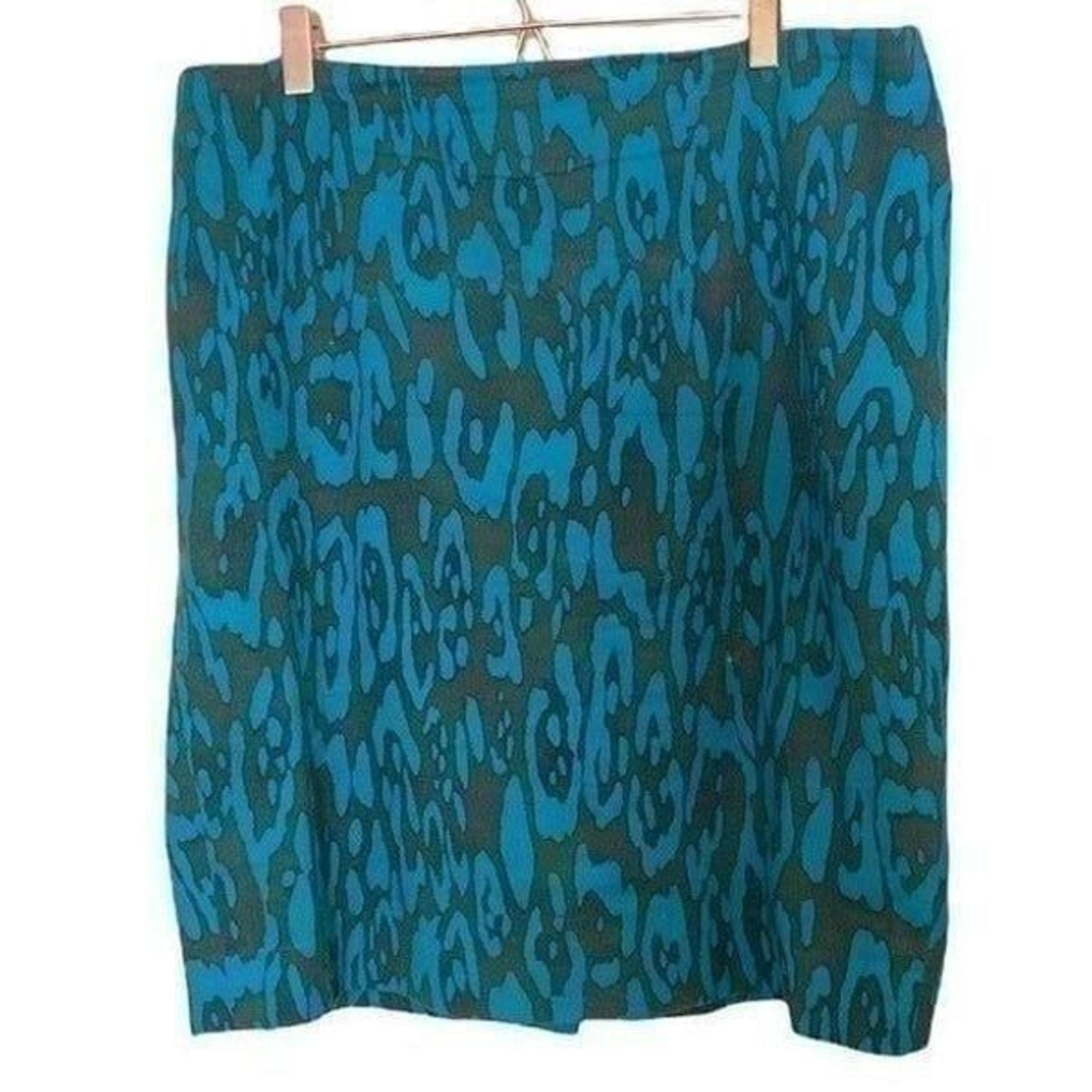 Carlisle Green Printed Mini Skirt