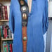 Vintage Embellished Leather Statement Belt Small
