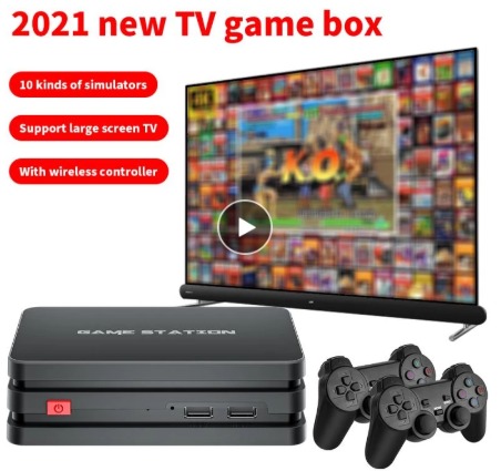 New M8 Plus Game Box PS1 GB MAME MD 10000 Retro Video Games Player TV Console Ma