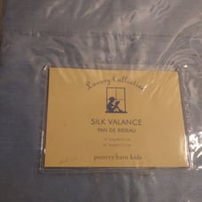 Pottery Barn kids Silk Valance