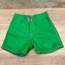 Birdwell Beach Britches Board Shorts Mens Size 31 Green Nylon Pocket NWOT