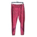 Hylete Motiv II Vent Leggings Size XL Marble Burgundy