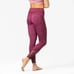 Hylete Motiv II Vent Leggings Size XL Marble Burgundy
