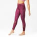 Hylete Motiv II Vent Leggings Size XL Marble Burgundy