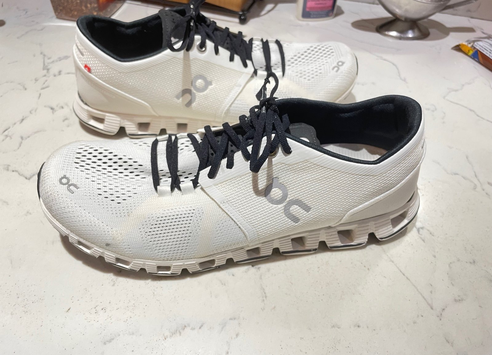 On cloud running shoes