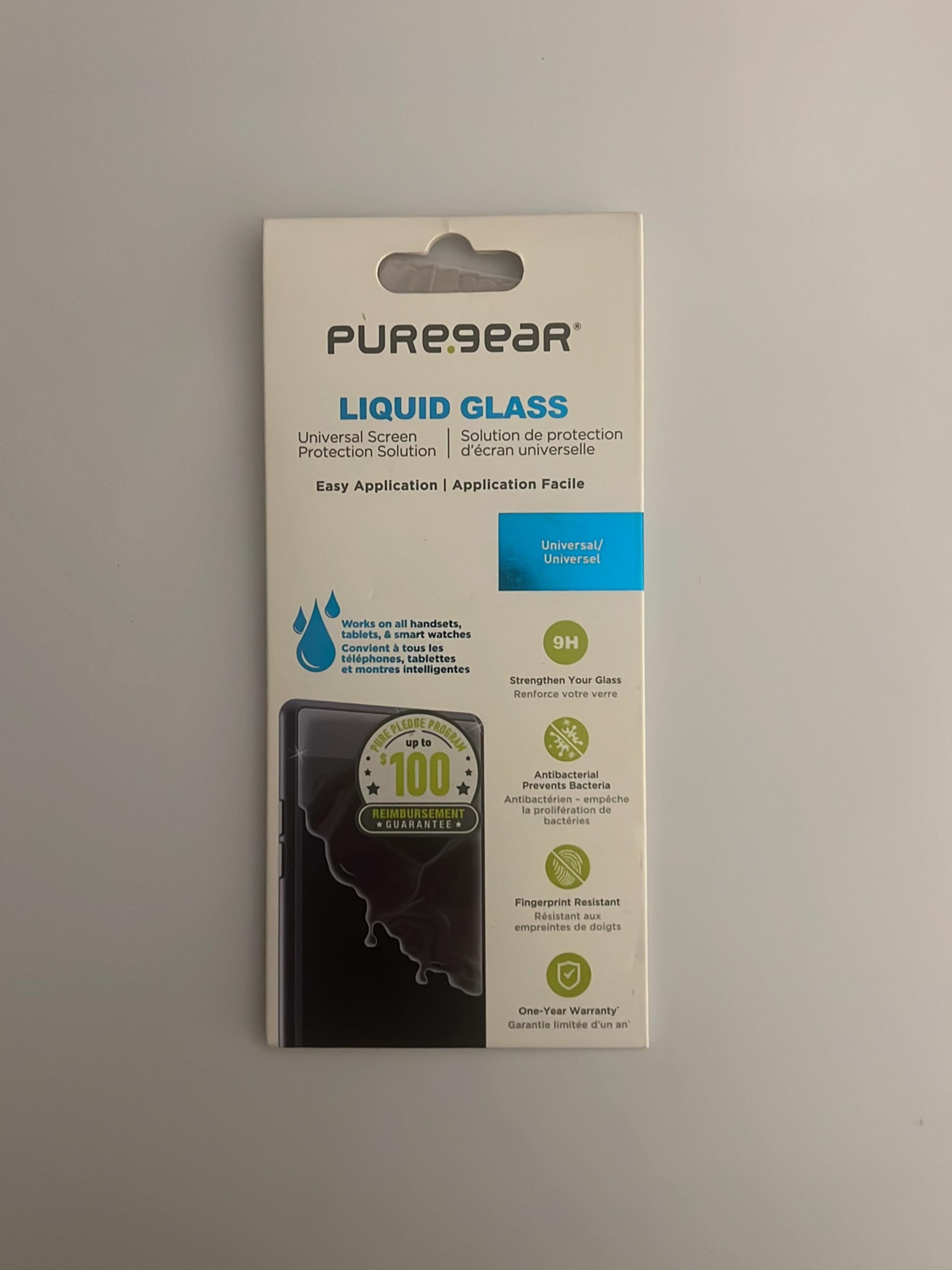 PureGear liquid glass screen protector