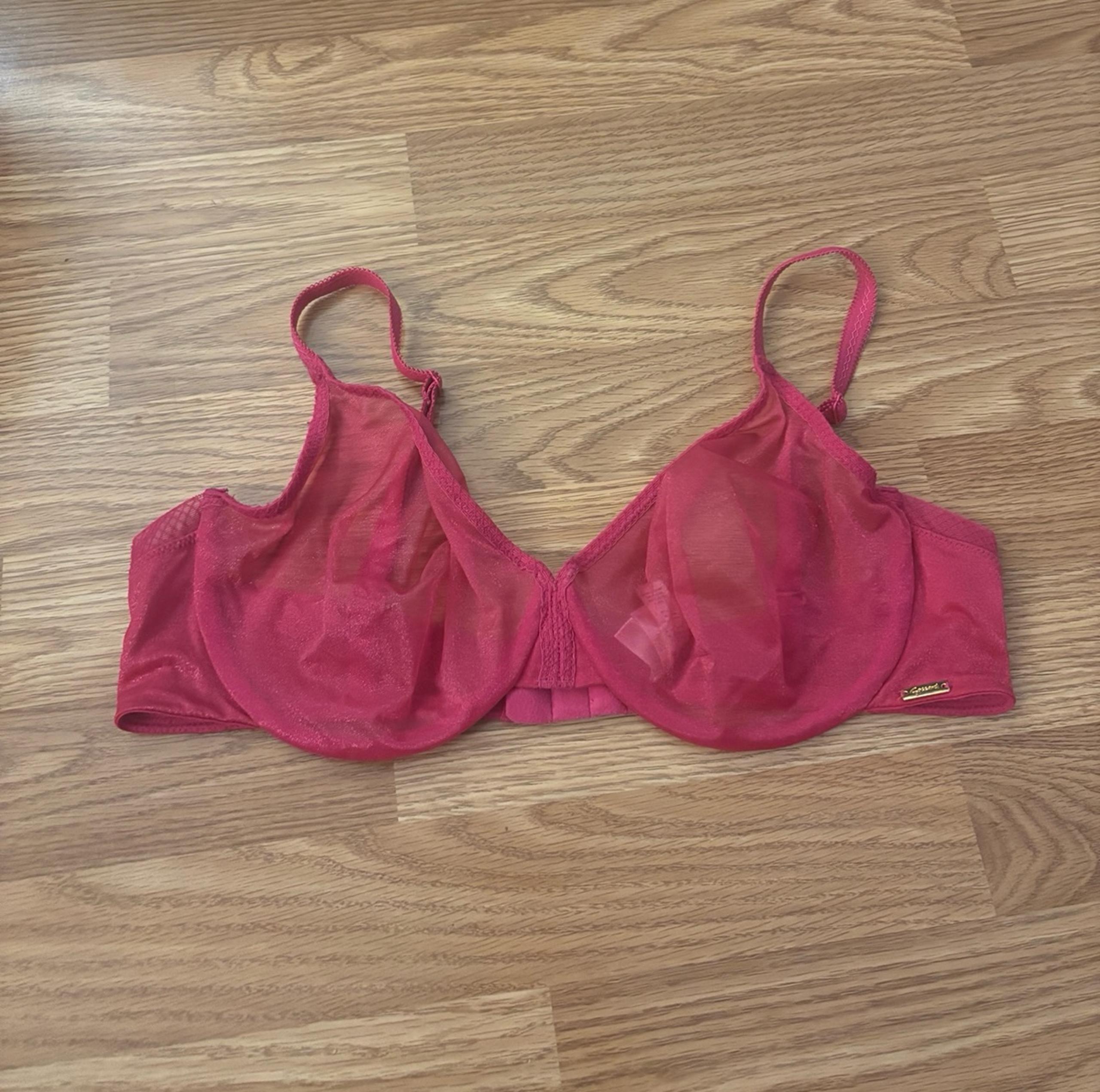Gossard Pink Mesh Bra Size 38C
