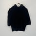 House Of Harlow 1960 Black Ribbed Knit Turtleneck Short Sleeve Sweater