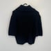 House Of Harlow 1960 Black Ribbed Knit Turtleneck Short Sleeve Sweater