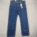Levis 505 Straight Jeans Mens 33X30 Blue Regular Fit Red Tab Denim Pants NEW