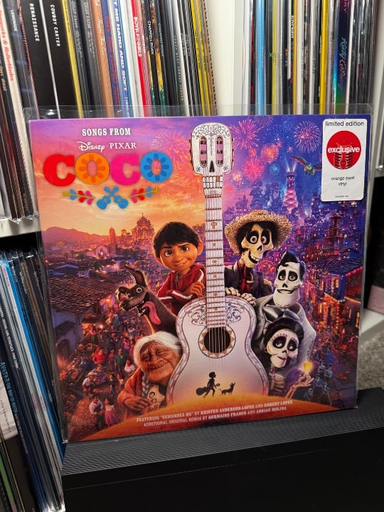 Disney's Coco Target Exclusive Orange Swirl Vinyl