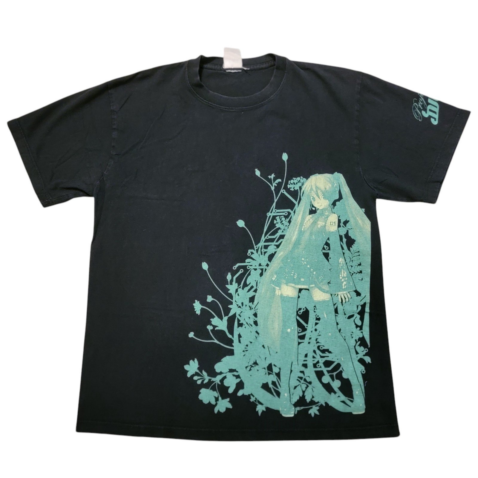 Hatsune Miku: Project Diva, 2009 Promotional Anime Graphic Design Men's T-shirt