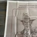 Vintage 1982 Honkytonk Man Movie Poster 27x41' & Uncut Mini Ad Sheet (YY)