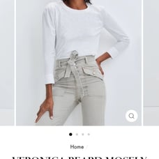 Veronica Beard Mosley Tee White XS NWT
