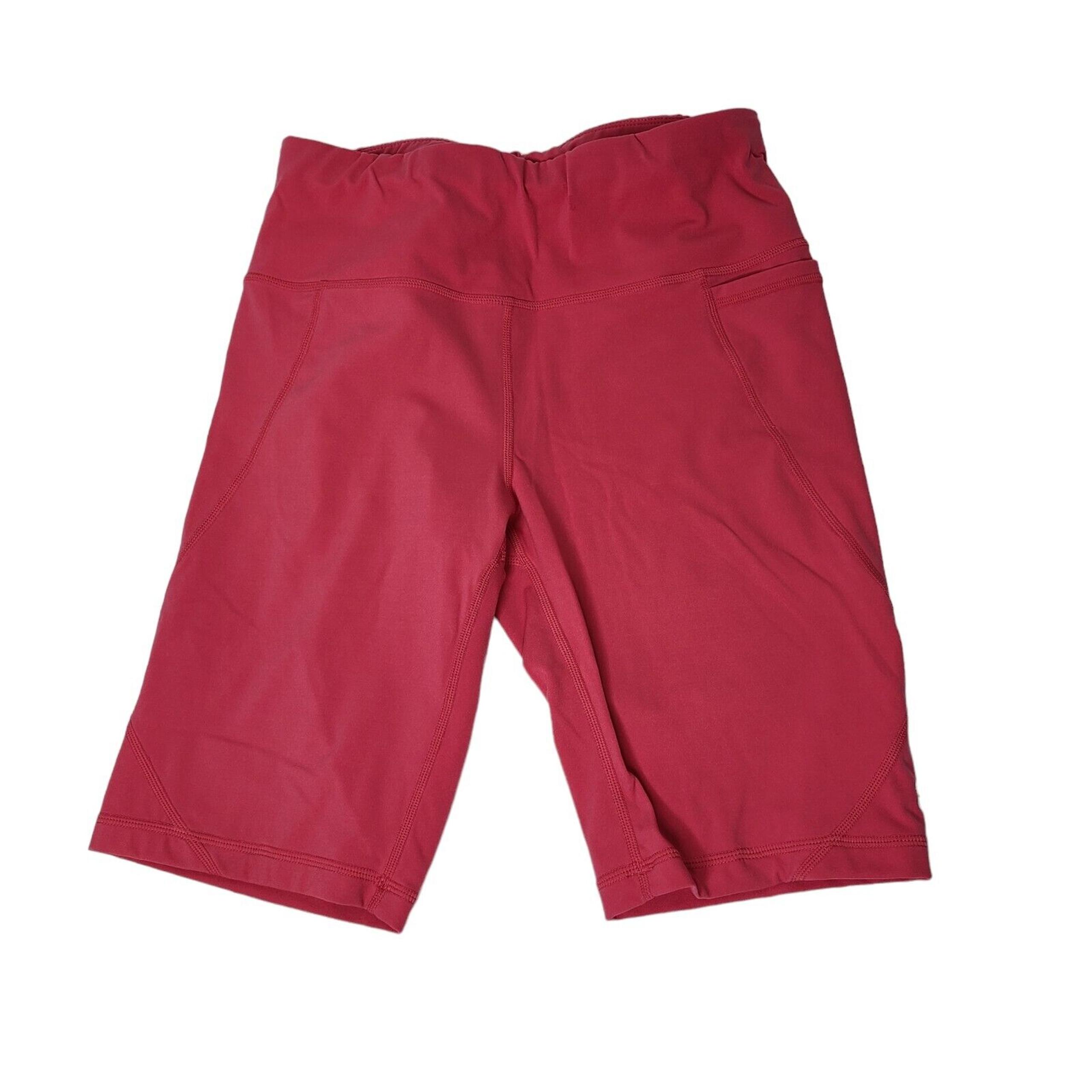 SWEATY BETTY Womens SZ S Pink Power 9" Workout Shorts Athleisure Workout Gym