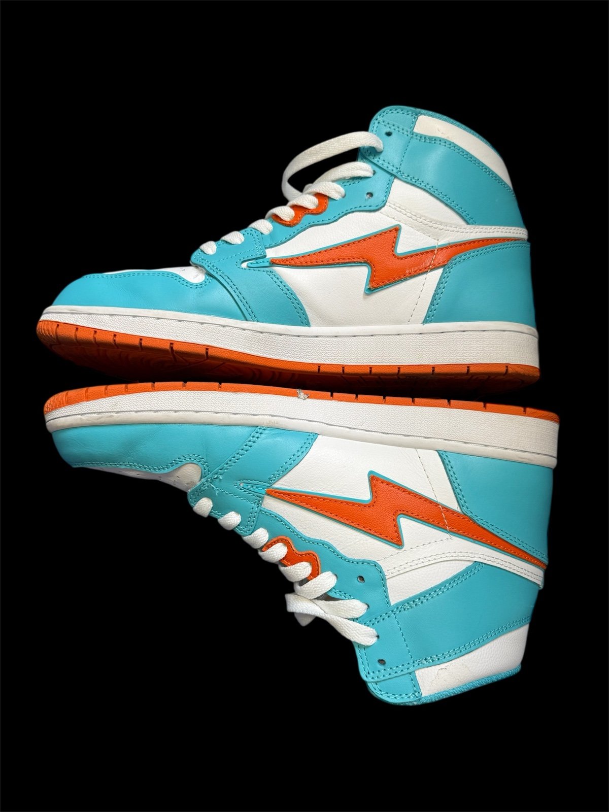 Omi Zero Reloaded Merch Devin Wade Mens 10.5 Powder Blue Orange Dolphins
