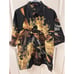Vintage Spawn Shirt XL DC Comics Todd McFarlane All Over Print Hawaiian Button