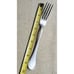 Christofle Acier Large Serving Fork Stainles Steel ALBI CALISSA FROSTED 9.5
