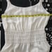 Baum Und Pferdgarten cream ivory gathered waist tank style dress 34