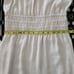 Baum Und Pferdgarten cream ivory gathered waist tank style dress 34