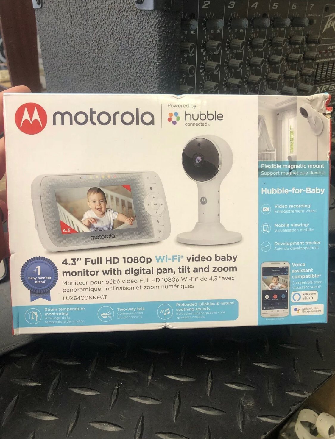 Motorola baby monitor hub 4.3 HD 1080p