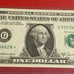 1 Dollar Bill Star Note G03934628