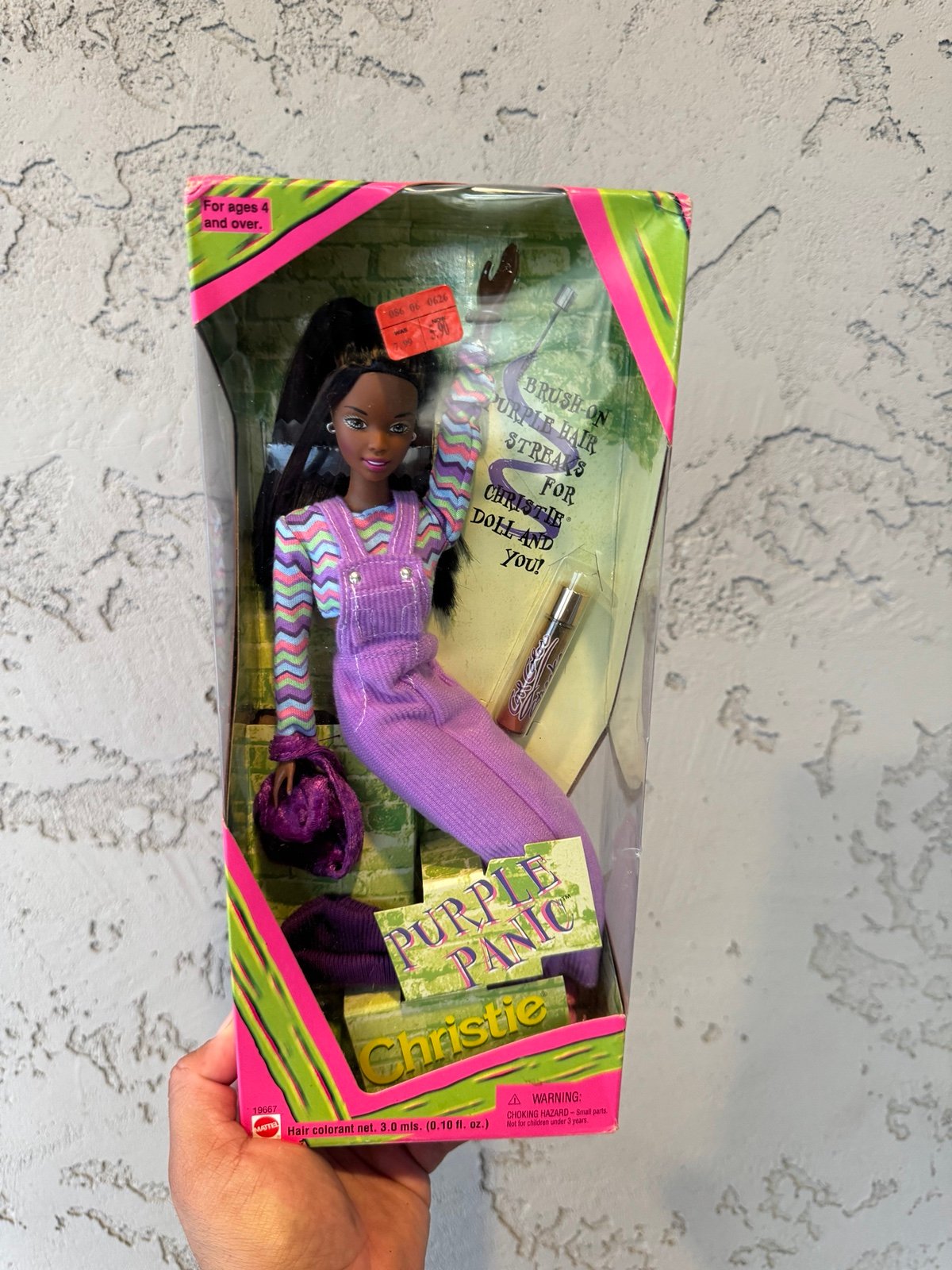 Barbie vintage 1997 Extremely Rare Purple Panic Christie