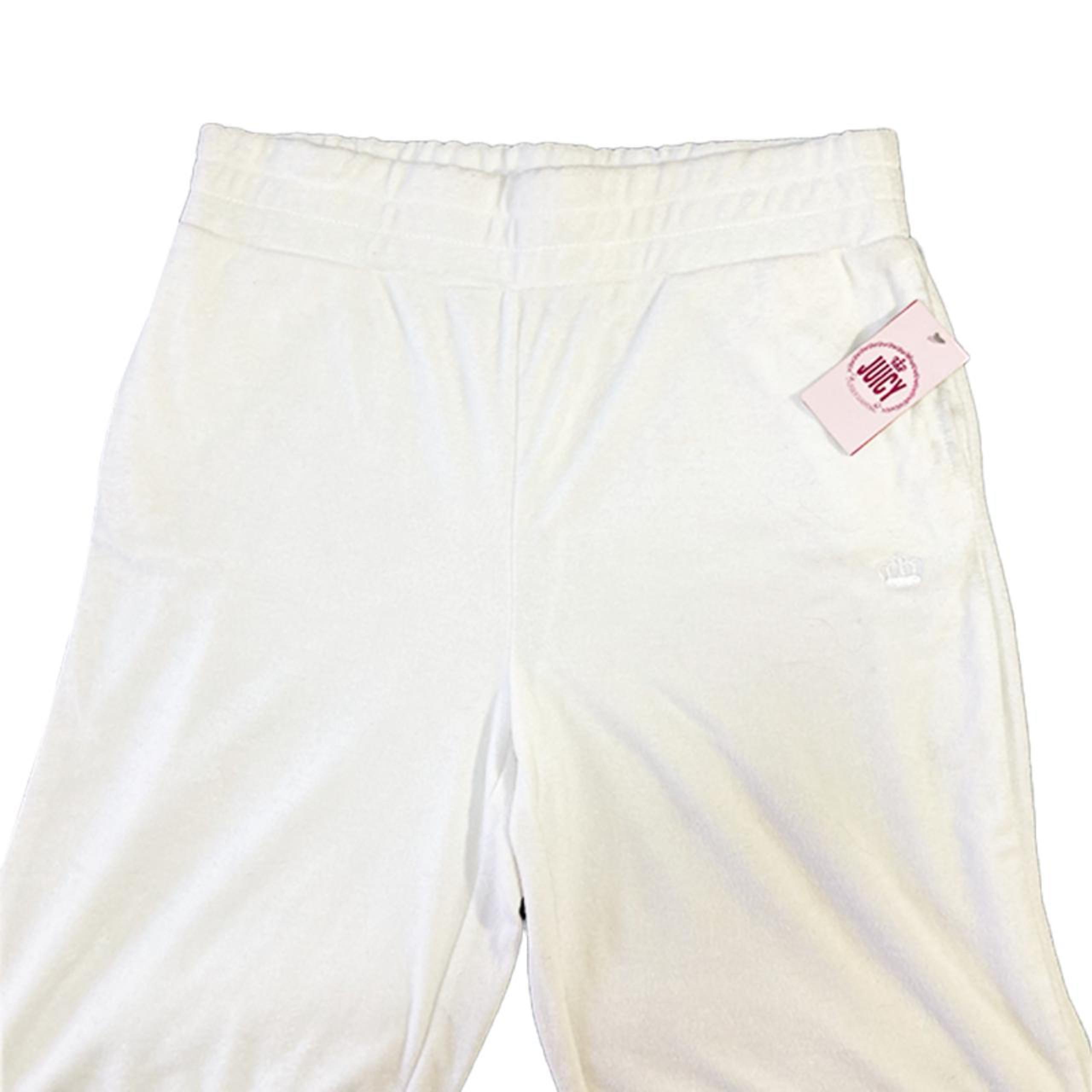 Juicy Couture Women's White Trousers  Track Pants