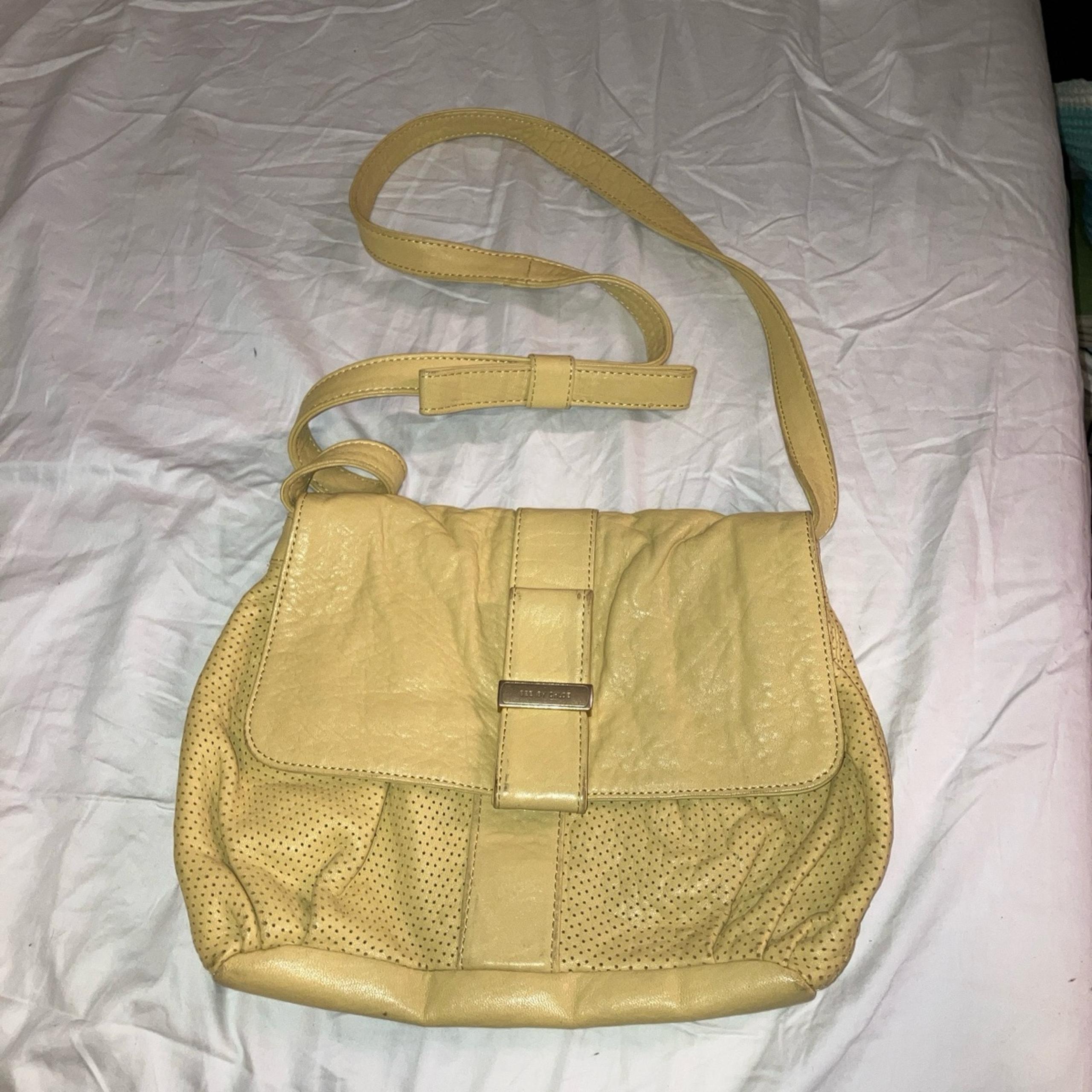 See by Chloe Yellow Leather Shoulder Bag