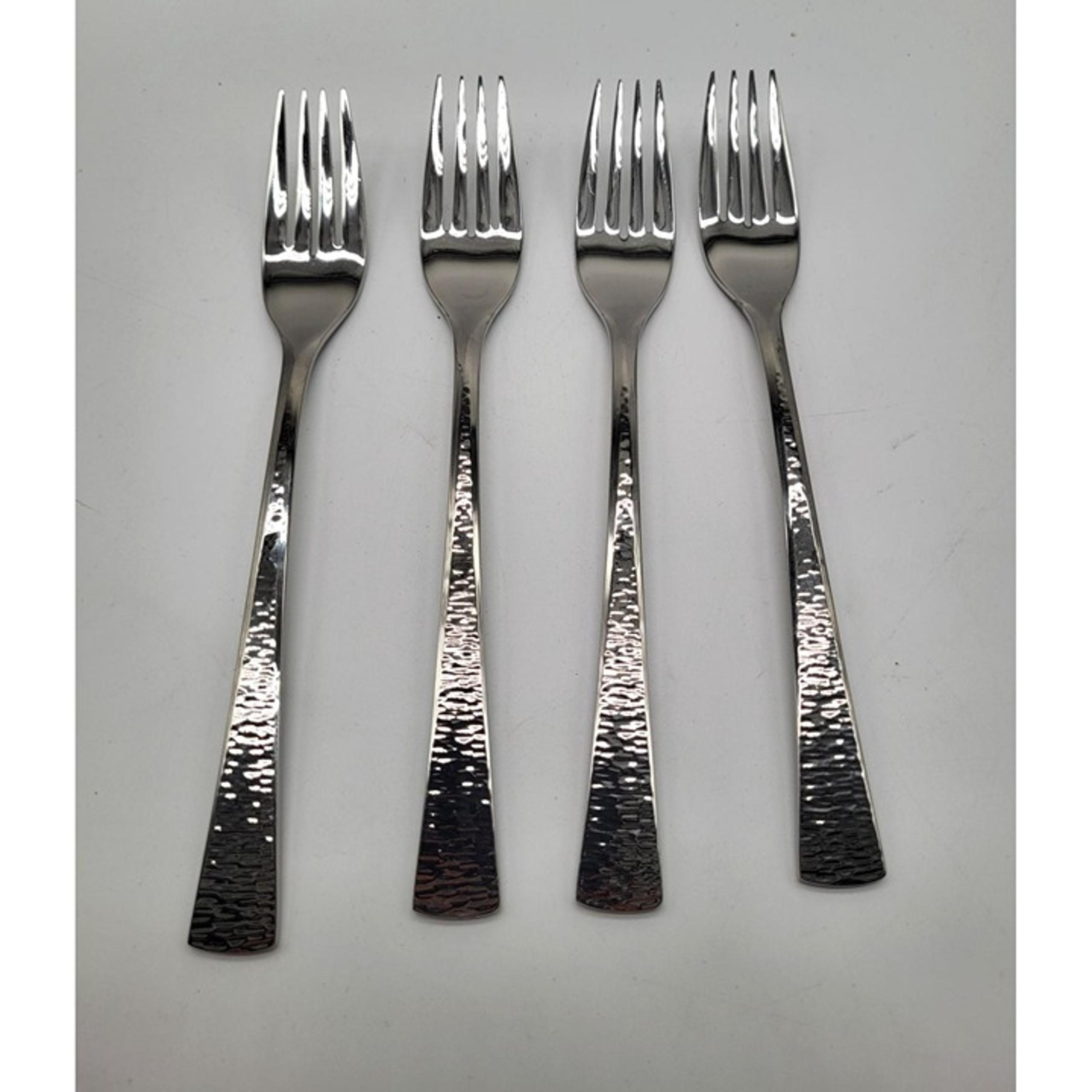 GORHAM BISCAYNE 18/10 Stainless Steel Vietnam Set of 4 Salad Forks