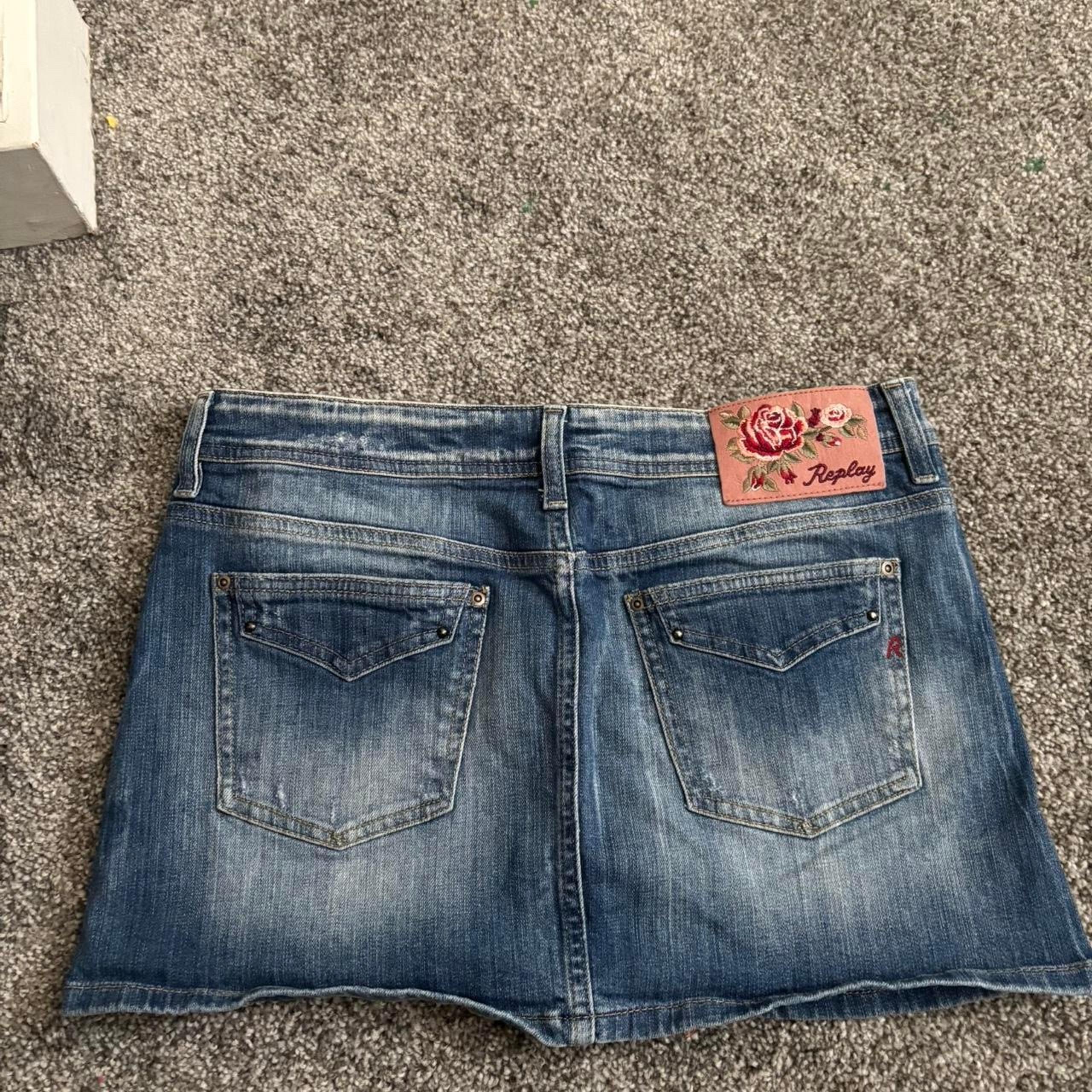 Y2K denim mini skirt - Replay