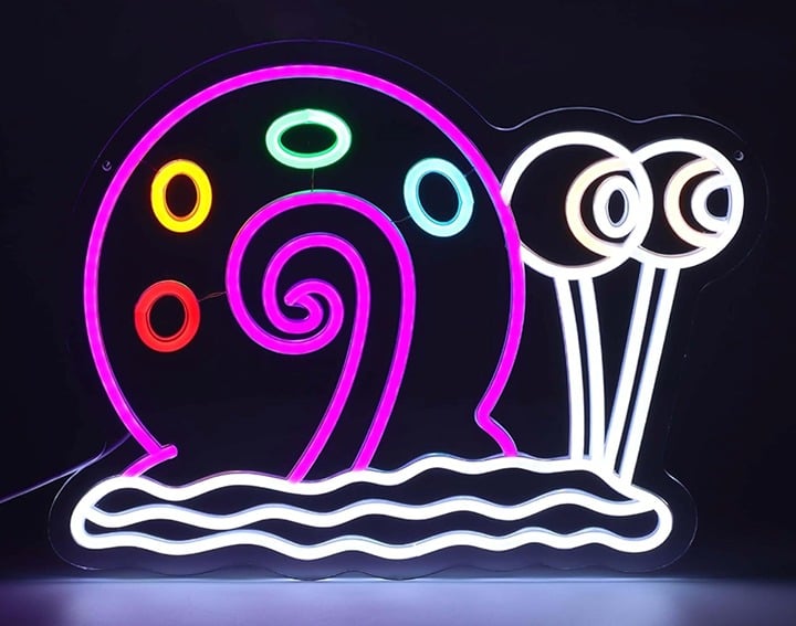 Fun Bright Gary the Snail LED Night Light Spongebob Squarepants Room Wall Decor