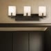 Home Deco Rockhill 22.07 in. 3-Light Black LED Bath Vanity Light Dark LED