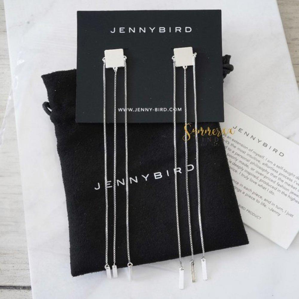 Jenny Bird Jasmine Duster Earrings Silver