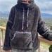 Sundance Mountain Loft Gorpcore Bell Sleeve Loft Fleece Pullover size PXS