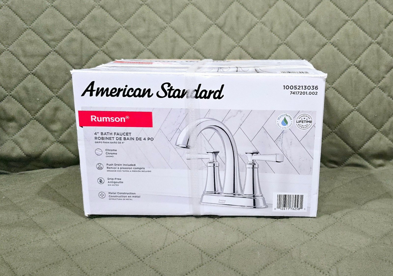 American Standard Rumsom 4 Chrome Bath Faucet - NEW!