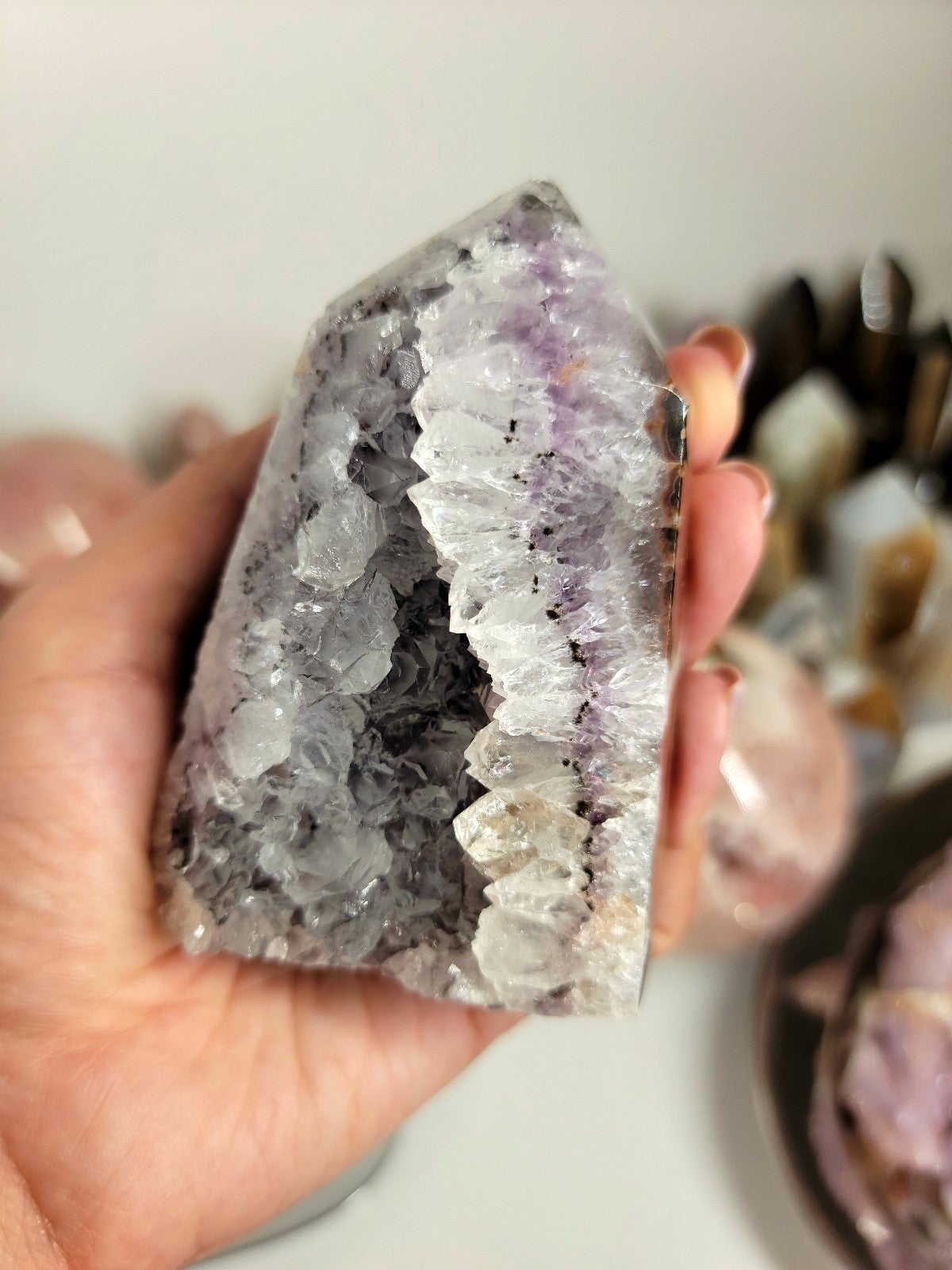Agate Quartz Tower Crystal Home Decor, Meditation, Crystal Collection