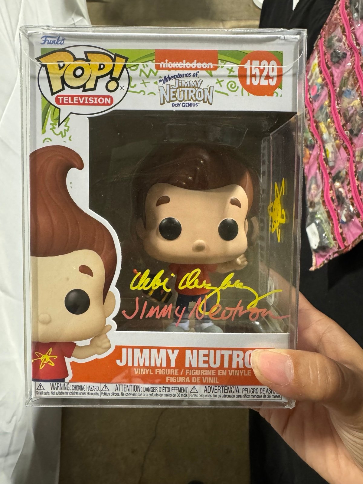Funko Pop jimmy neutron signed by debbie derryberry