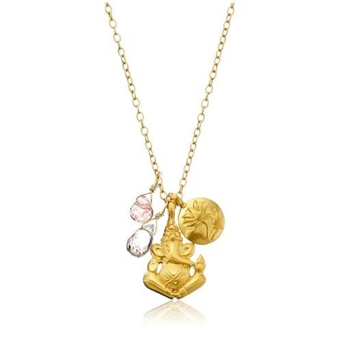 Satya Jewelry Ganesha Hindu God, Loving Harmony Necklace